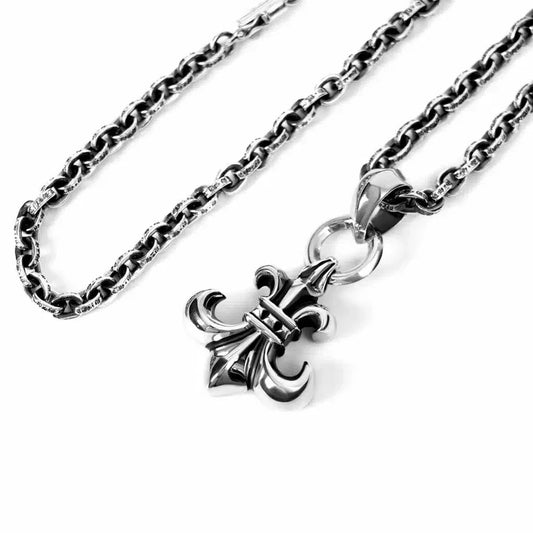 Chrome Hearts BS FLEUR PENDANT WITH BAIL CH-Chrome Hearts