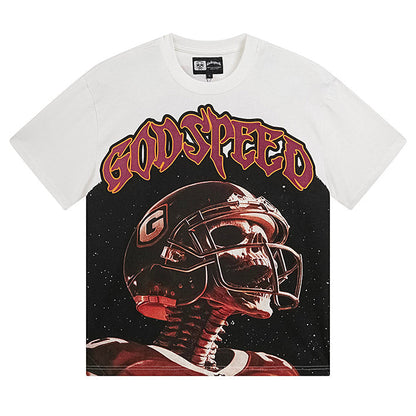GODSPEED Skeleton Baseball Player T-shirt Godspeed