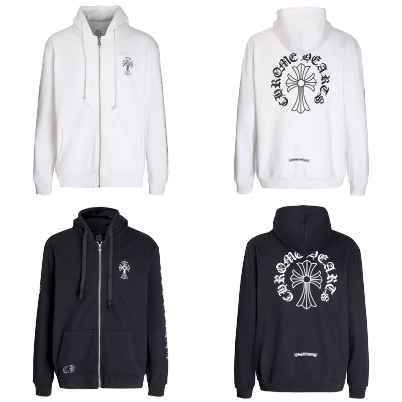 Chrome Hearts New Zip Up Hoodie 5007 Chrome Hearts