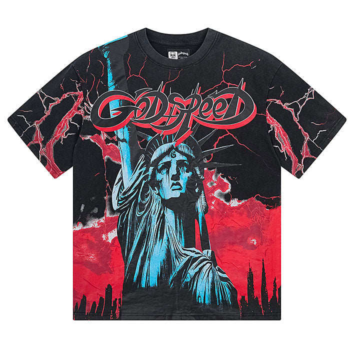 GODSPEED Statue Of Liberty T-shirt Godspeed