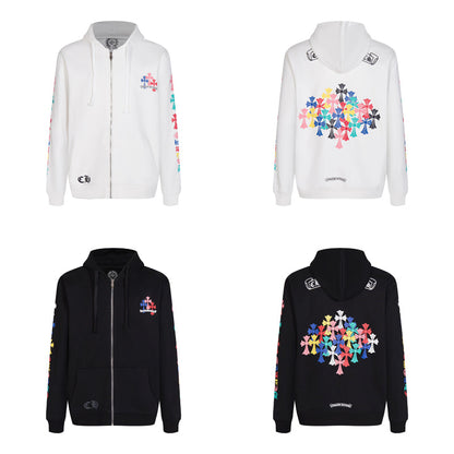 Chrome Hearts New Zip Up Hoodie -5015 Chrome Hearts