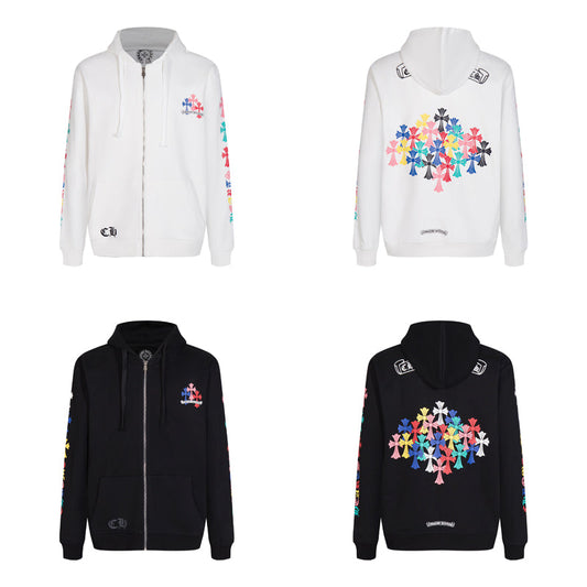 Chrome Hearts New Zip Up Hoodie -5015 Chrome Hearts