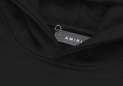 AMIRI Checkered Bones Cotton Hoodies AMIRI