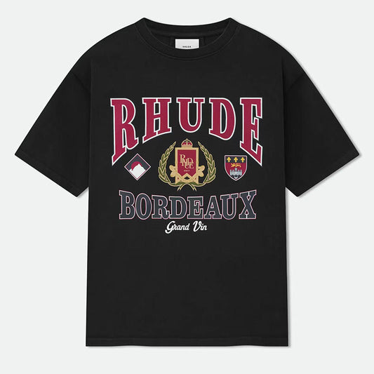 Rhude Bordeaux Grand T-Shirt RHUDE