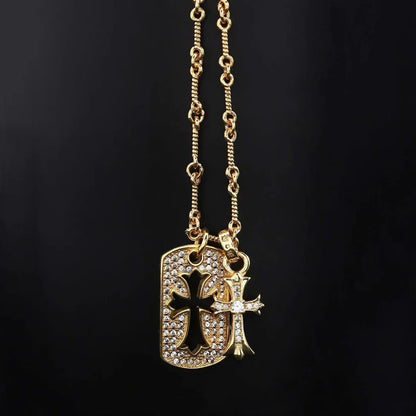 Chrome Hearts XS FILIGREE CROSS PENDANT WITH BAIL CH-Chrome Hearts