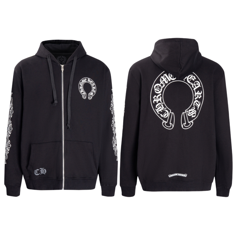 Chrome Hearts New Zip Up Hoodie -5001 Chrome Hearts