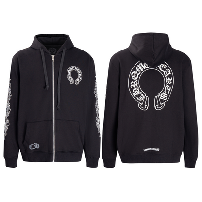 Chrome Hearts New Zip Up Hoodie -5001 Chrome Hearts