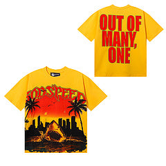 Godspeed City Coconut Tree Shark T-Shirt Godspeed