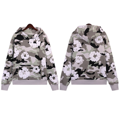 Denim Tears Cotton Wreath Camouflage Hoodie DENIM TEARS