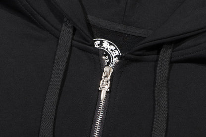 Chrome Hearts New Zip Up Hoodie -5015 Chrome Hearts
