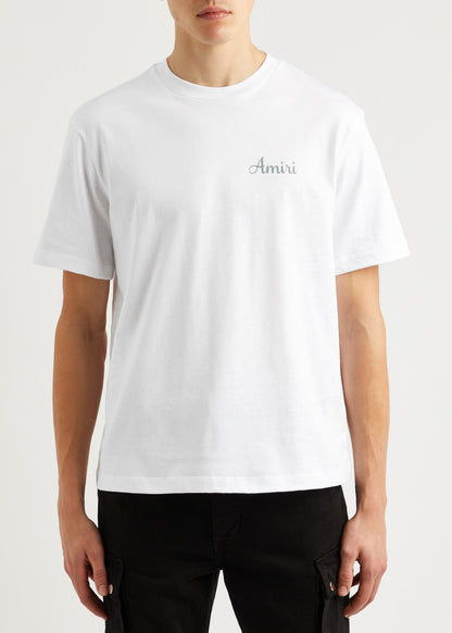 AMIRI Lanesplitters logo-print cotton T-Shirt AMIRI