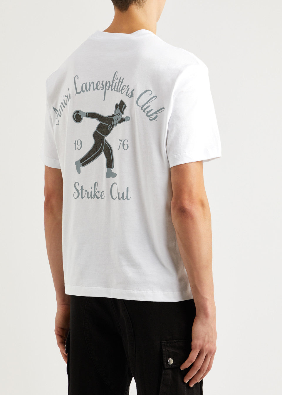 AMIRI Lanesplitters logo-print cotton T-Shirt AMIRI