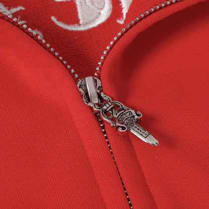 Chrome Hearts New Zip Up Hoodie 7019 Chrome Hearts