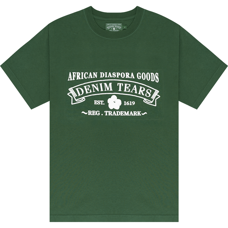 Denim Tears ADG T-Shirts Green DENIM TEARS