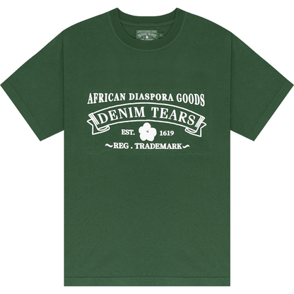 Denim Tears ADG T-Shirts Green DENIM TEARS
