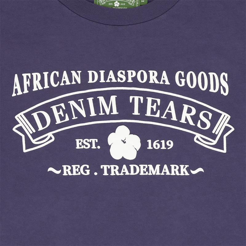 Denim Tears ADG T-Shirts Purple DENIM TEARS