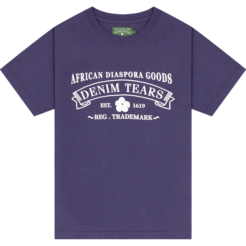 Denim Tears ADG T-Shirts Purple DENIM TEARS
