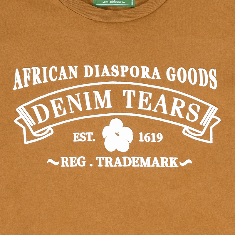 Denim Tears ADG T-Shirts Yellow DENIM TEARS