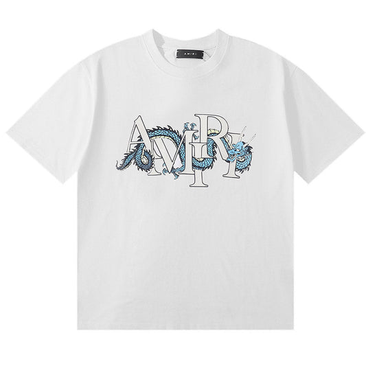 AMIRI Dragon logo-print cotton-jersey T-shirts AMIRI