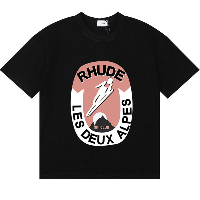 RHUDE Les Deux Alpes Cotton T-Shirts RHUDE
