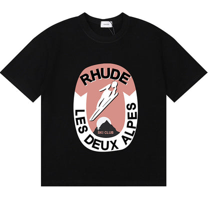RHUDE Les Deux Alpes Cotton T-Shirts RHUDE