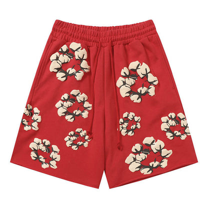 Denim Tears The Cotton Wreath Shorts DENIM TEARS