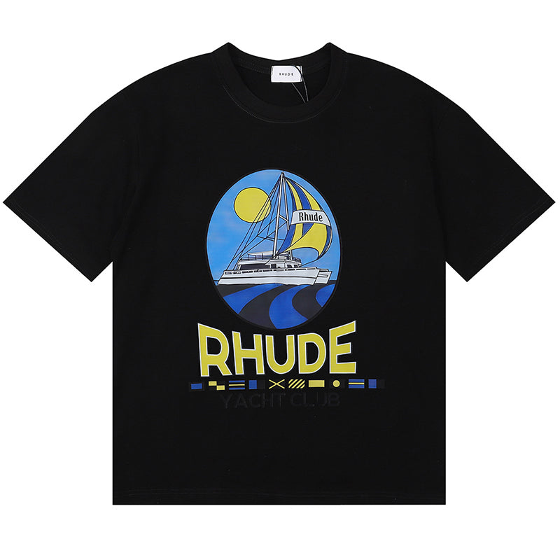 RHUDE Yacht Club Cotton T-shirt RHUDE