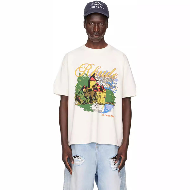 RHUDE Logo-Print Cotton T-Shirts RHUDE