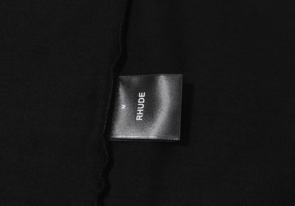 RHUDE micro-logo letter racing print T-shirt RHUDE