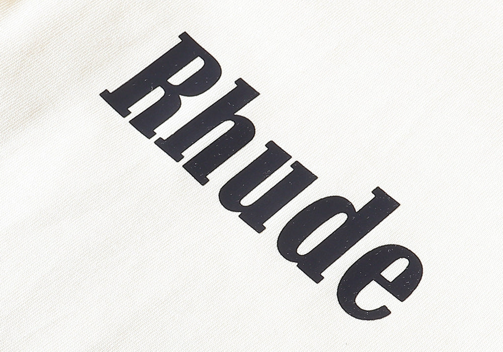 RHUDE island coconut tree print T-Shirts RHUDE