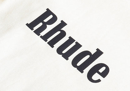 RHUDE island coconut tree print T-Shirts RHUDE