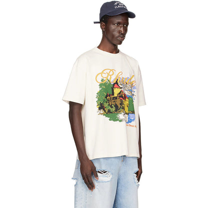RHUDE Logo-Print Cotton T-Shirts RHUDE