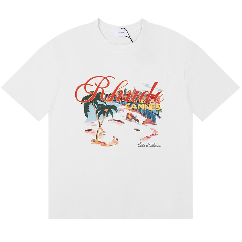 RHUDE Cannes Beach T-shirt RHUDE