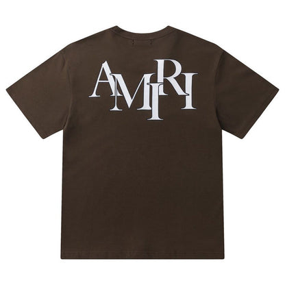 AMIRI STAGGERED LOGO T-Shirts AMIRI
