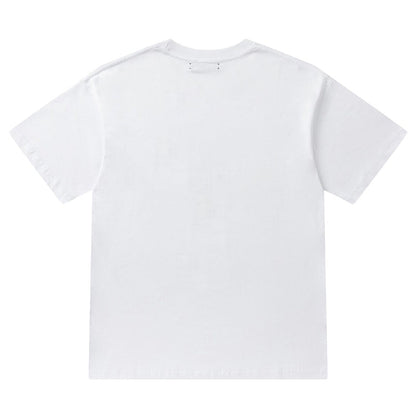 AMlRl Staggered Logo Print Cotton Jersey T-Shirt AMIRI
