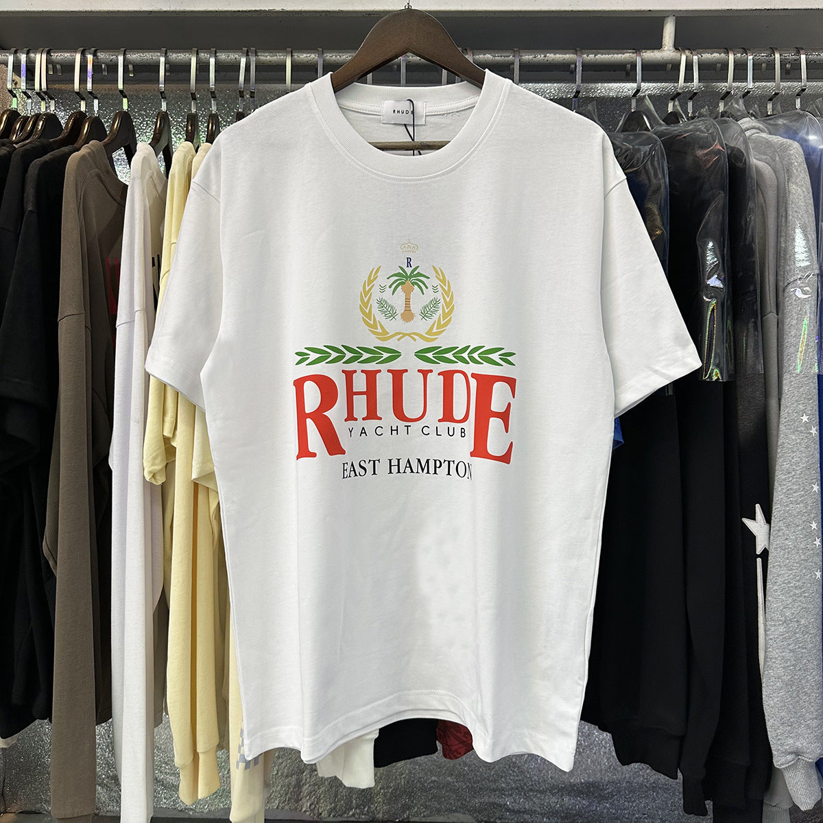 RHUDE 'East Hampton' Crest T-Shirt RHUDE