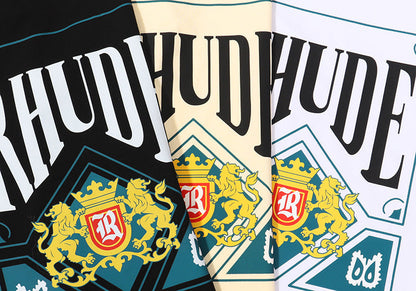 RHUDE Micro Logo Poker Card Printing T-Shirt RHUDE