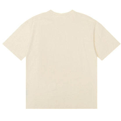 RHUDE Black dove lettering print T-Shirts RHUDE