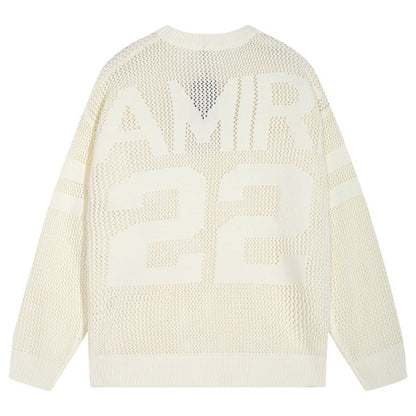 AMIRI 22 Crew Open Stitch Sweaters AMIRI