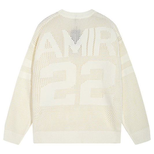 AMIRI 22 Crew Open Stitch Sweaters AMIRI