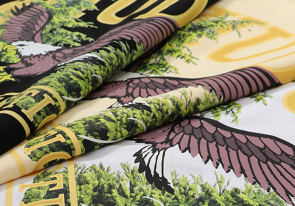 RHUDE Eagle lettering print T-Shirts RHUDE
