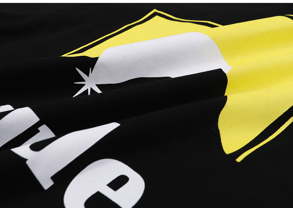 RHUDE Lettering Sunset Graphic T-Shirt Yellow RHUDE