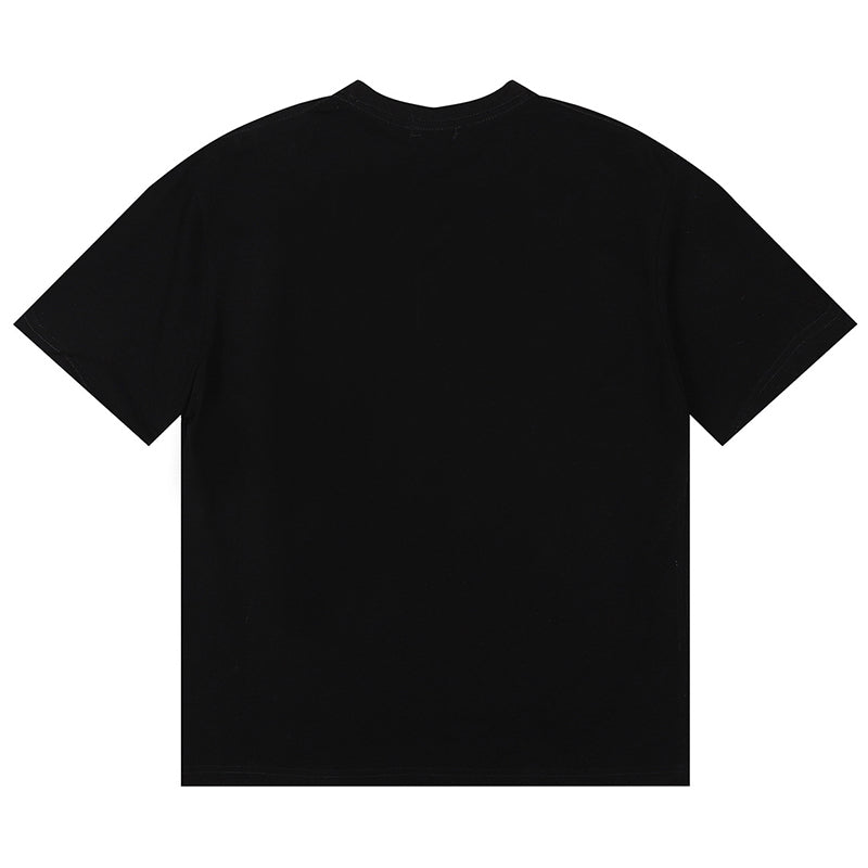 AMlRl Staggered Logo Print Cotton Jersey T-Shirt AMIRI