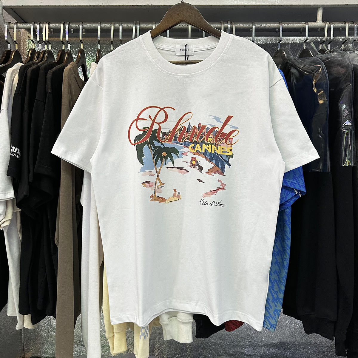 RHUDE Cannes Beach T-shirt RHUDE