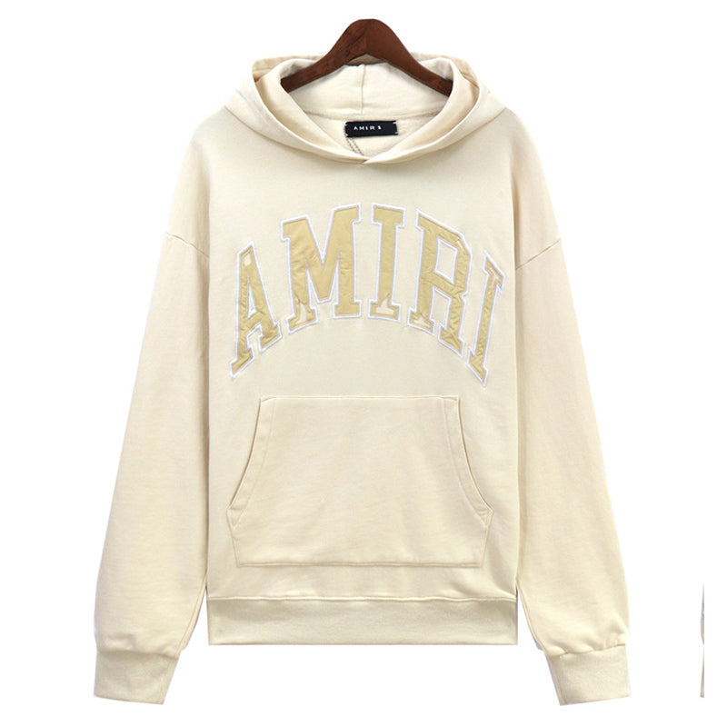 AMIRI Logo-Appliqued Colour-Block Cotton-Jersey Hoodies AMIRI