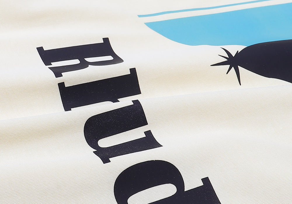 RHUDE Sunset Classic Letter Print T-Shirt RHUDE