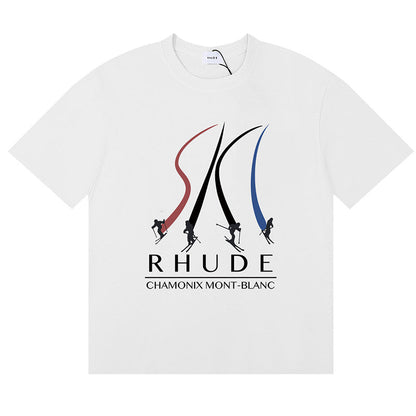 RHUDE Chamonix Mont-Blanc T-Shirts RHUDE