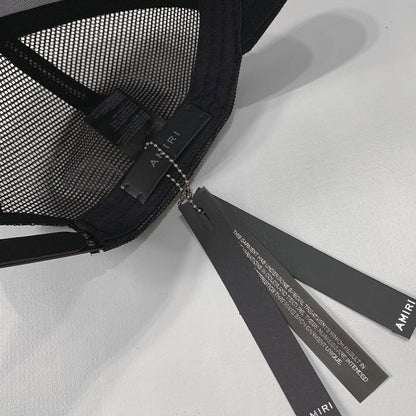 AMIRI LOGO TRUCKER CAPS AMIRI