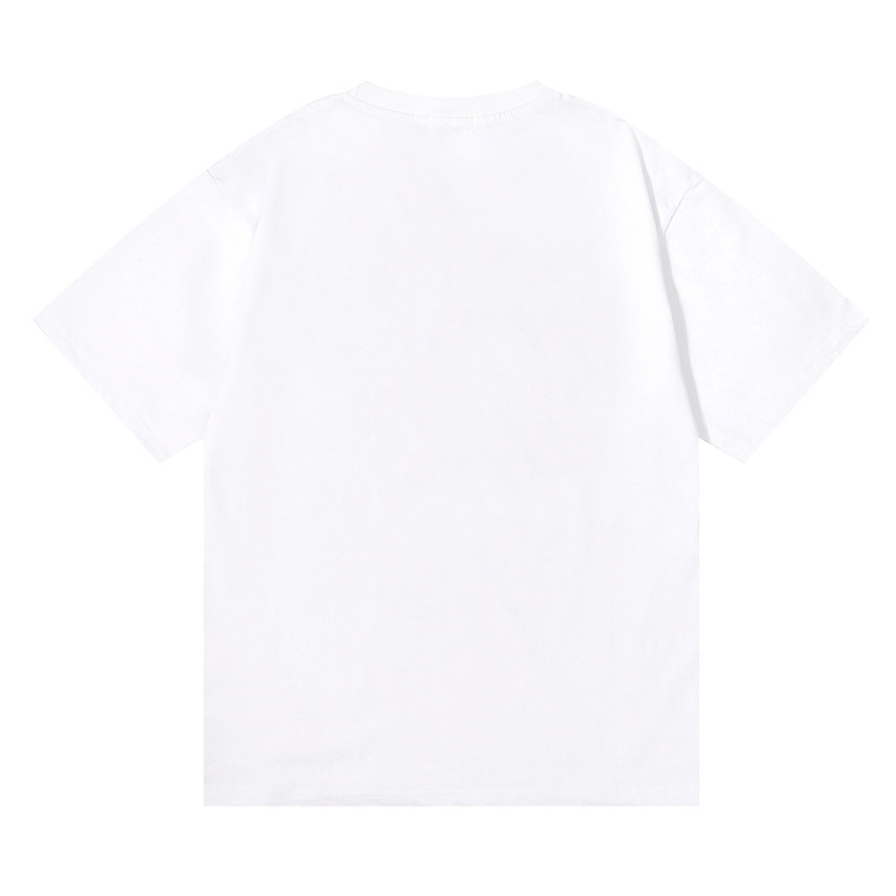 RHUDE letter wheat ear fruit print T-shirts RHUDE