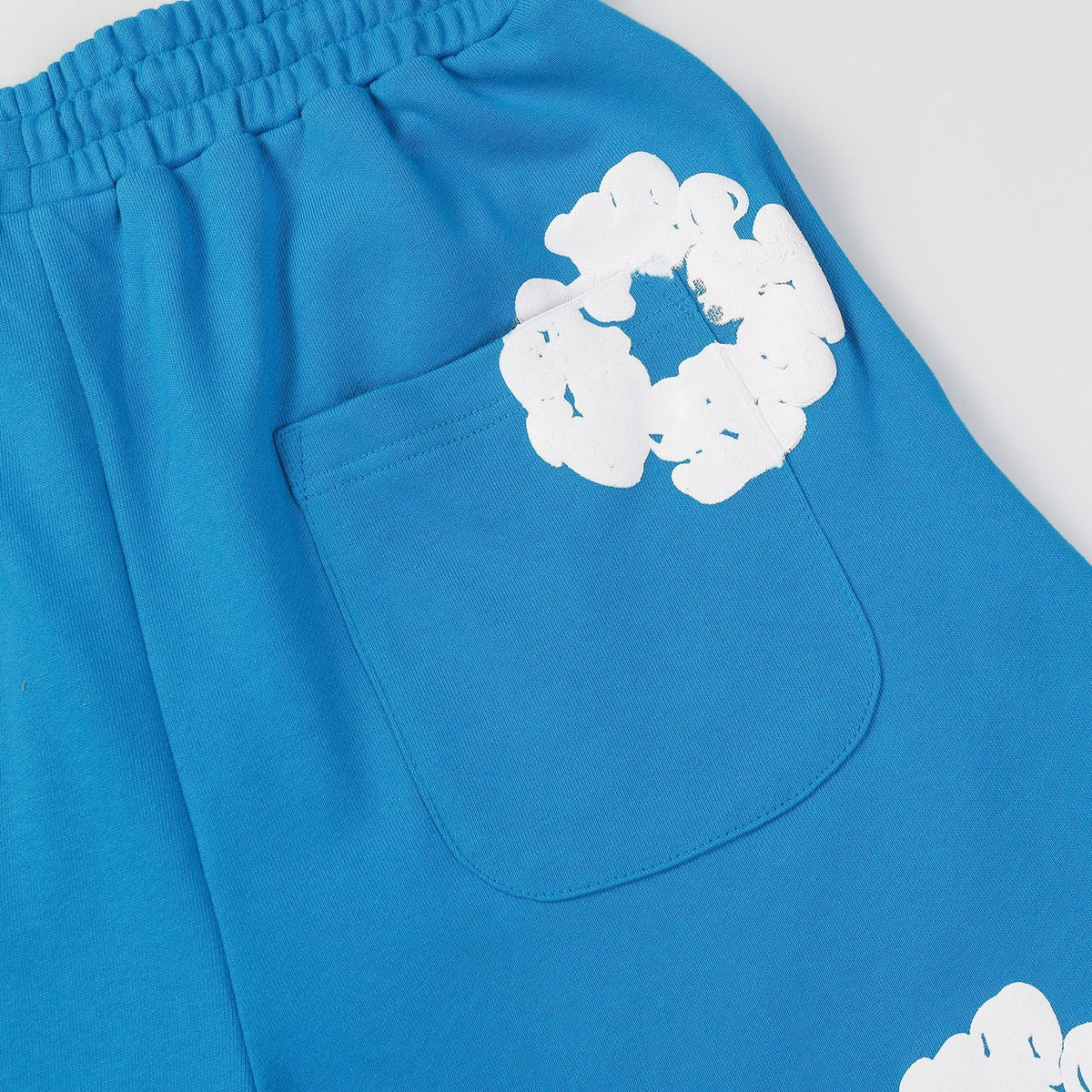 Denim Tears The Cotton Wreath Shorts Blue DENIM TEARS